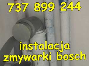 instalacja zmywarki bosch