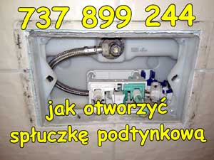 jak otworzyć spłuczkę podtynkową
