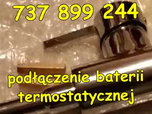 podłączenie baterii termostatycznej