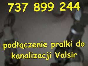 podłączenie pralki do kanalizacji Valsir