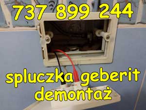 spluczka geberit demontaż