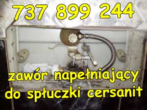zawór napełniający do spłuczki cersanit